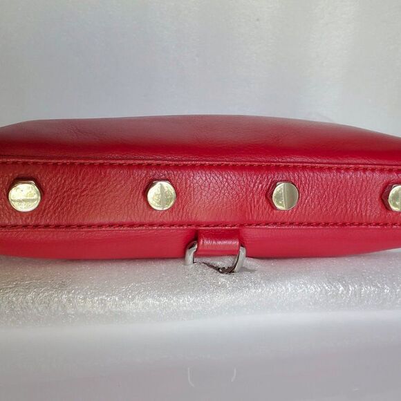 NWT REBECCA MINKOFF Mini M.A.C. Red Leather Crossbody Bag MSRP $195 - Picture 11 of 12